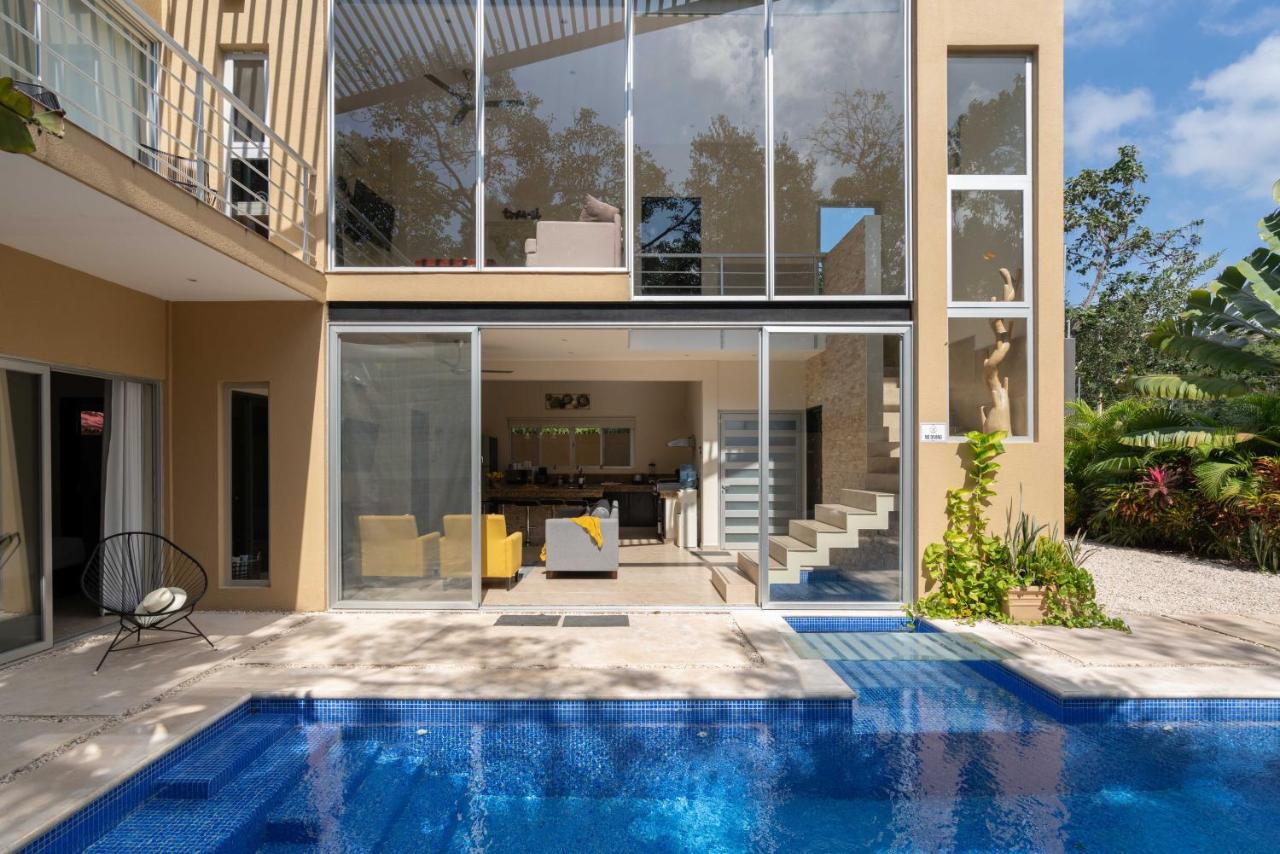 Tulum Private Modern Villa-Pool Beds-Ac-Internet-Parking-Grill المظهر الخارجي الصورة