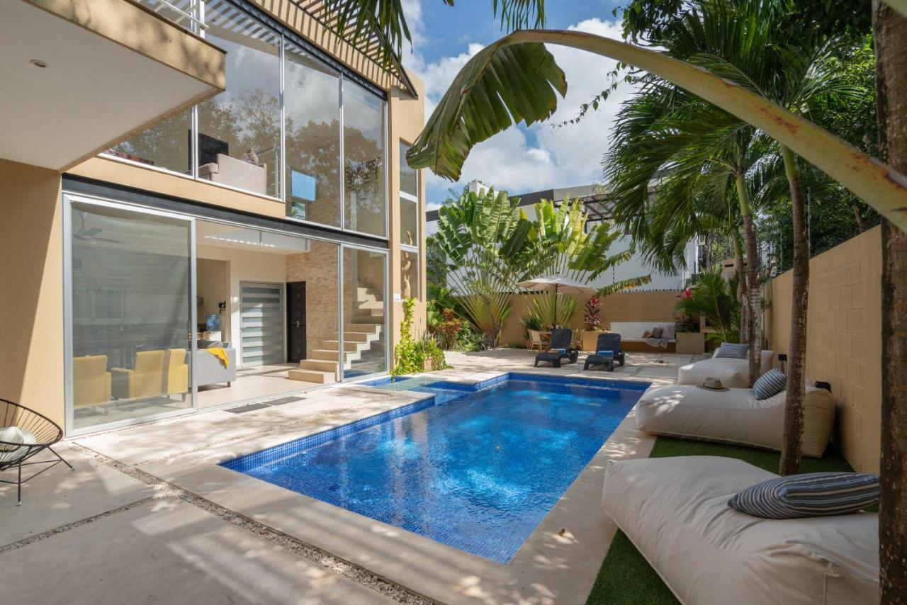 Tulum Private Modern Villa-Pool Beds-Ac-Internet-Parking-Grill المظهر الخارجي الصورة