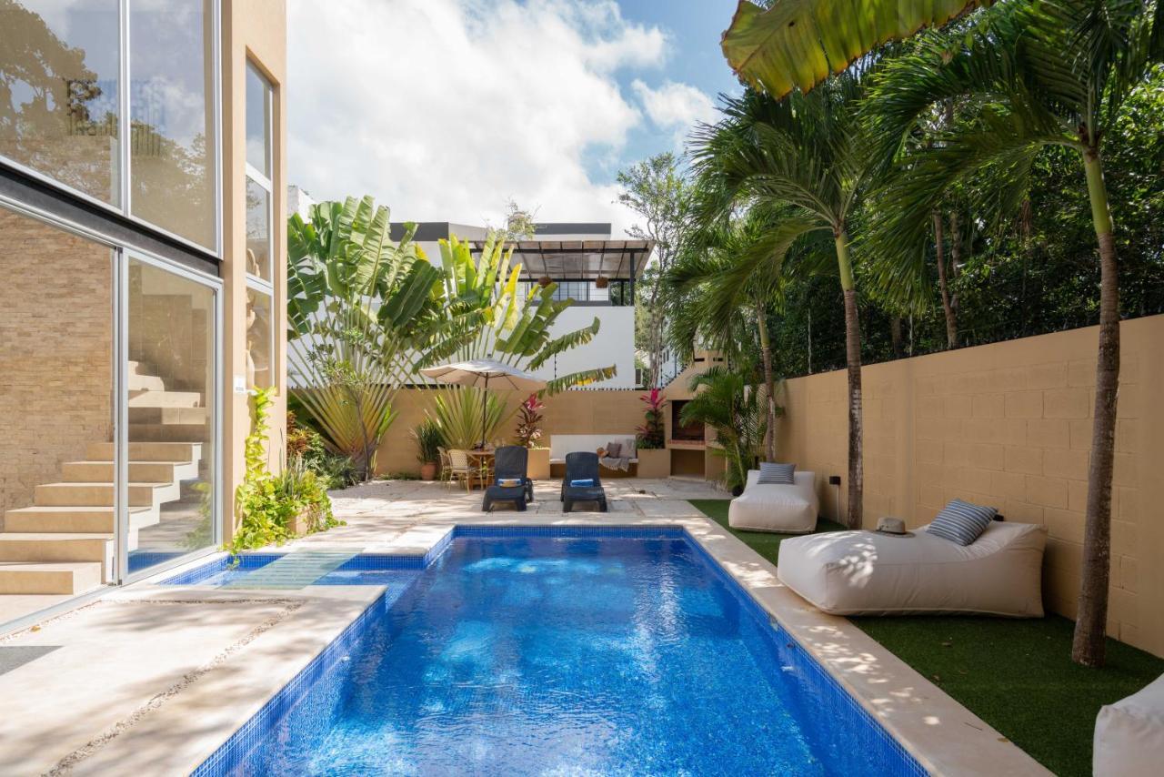 Tulum Private Modern Villa-Pool Beds-Ac-Internet-Parking-Grill المظهر الخارجي الصورة