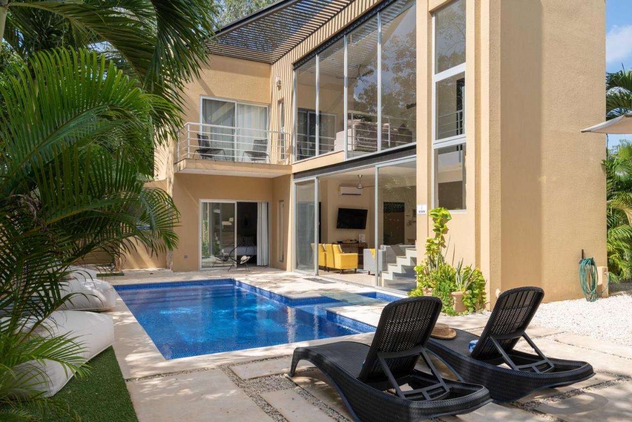 Tulum Private Modern Villa-Pool Beds-Ac-Internet-Parking-Grill المظهر الخارجي الصورة