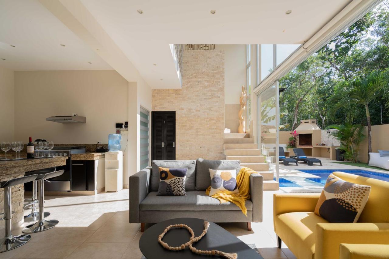 Tulum Private Modern Villa-Pool Beds-Ac-Internet-Parking-Grill المظهر الخارجي الصورة